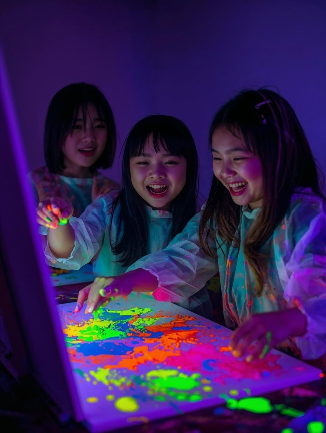 Atelier Dessin Peinture Néon